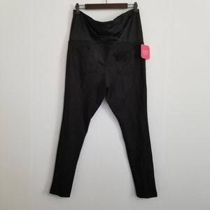 NWT Isabel Maternity Black Leggings Size Large